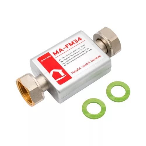 Mágneses vízkő- és korróziógátló háztartási gépekhez, kazánokhoz, vízmelegítőkhöz 3/4"