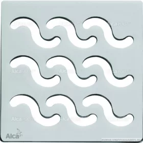 Design rács 102×102 mm rozsdamentes