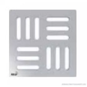   Rozsdamentes rács a rozsdamentes padlóösszefolyókhoz 102×102 mm 