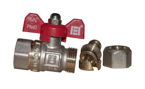 Golyóscsap 16-1/2"BM kulcsos csatlakozóval pillangókaros RB-D1612F