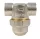 Egyenes vízszűrő 1/2" BB sárgarézből 800 mikronos