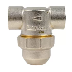Egyenes vízszűrő 3/4" BB sárgarézből 800 mikronos