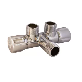 Kerámiabetétes dupla sarokcsap 1/2"-1/2"