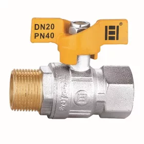   Gáz golyóscsap 1"KB FIX pillangókaros RG-DMF11A (ERMETIQ)