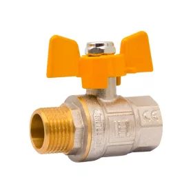   Gáz golyóscsap 1/2"KB FIX pillangókaros RG-DMF12T (ERMETIQ)