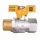 Gáz golyóscsap 3/4"KB FIX pillangókaros RG-DMF34A (ERMETIQ)