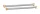 Bordás inox bekötőcső hajlítható flexibilis 1/2"-1/2" 60cm BB 90C 10 bar