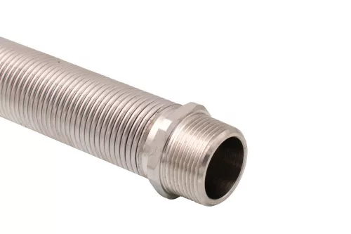 Nyújtható rozsdamentes acél (INOX) víz flexi cső 5/4"KB x 220-420mm