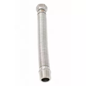   Nyújtható rozsdamentes acél (INOX) víz flexi cső 3/4"KB x 220-440mm kazán bekötéshez