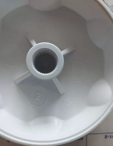 Automata kádszifon forgatógomb és leeresztő, fehér (dugóval együtt)