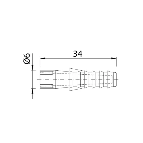 Kerek tipli Ø6mm