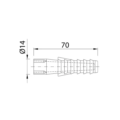 Kerek tipli Ø14mm