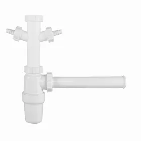   Kondenz víz szifon kettős csatlakozóval, Ø40 mm-es elfolyással, kettős bűzzárral