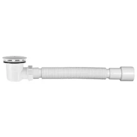   Zuhanytálca szifon Ø60mm fehér + jollyflex, kivehető bűzzárral, tisztítható