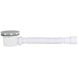   Zuhanytálca szifon Ø90 mm fehér + jollyflex, kivehető bűzzárral, tisztítható