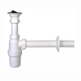   Mosdószifon, nagyáteresztésű, leeresztőszeleppel, Ø32 mm-es elfolyással