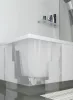 Fekete automata leeresztő és kádszifon 53 cm hosszú bowdennel 
