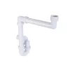 Helytakarékos csőszifon 6/4", leeresztőszelep nélkül, Ø40 mm-es elfolyással