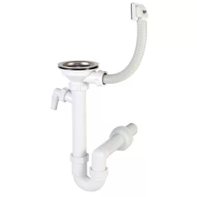   Egymedencés mosogató szifon Ø114 mm-es leeresztőszeleppel