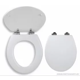 soft close koptatott fehér wc ülőke, MDF